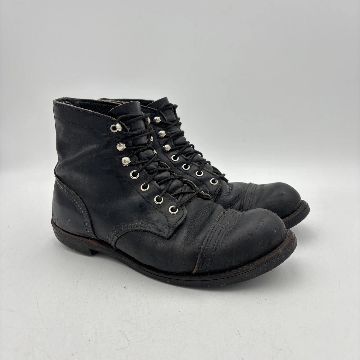 RED WING Iron Ranger ブラック27cm Las mejores ofertas en Red Wing Shoes Red Wing Iron Ranger Botas