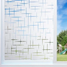 Frosted Window Privacy Film Glass Covering Static Cling, 17.5x78.7 Inch
