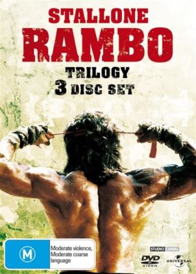 STALONE RAMBOO TRILOGY   DVD, 3-DISC SET- REGION- 2,4 NEW FREE POST IN AUSTRALIA