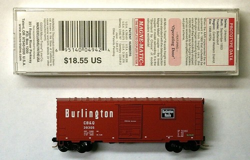MTL Micro-Trains 73050 Chicago Burlington and Quincy CB&Q 39305 40 pies vagón de carga | Zustand: New