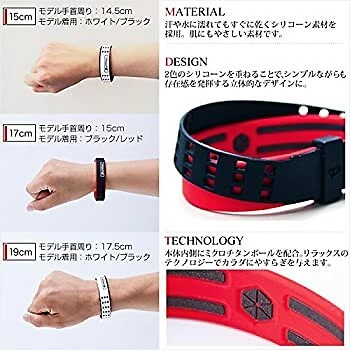 Phiten (phiten) bracelet RAKUWA breath S DUO type