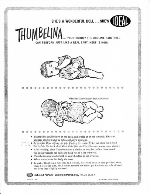 thumbelina doll 1961
