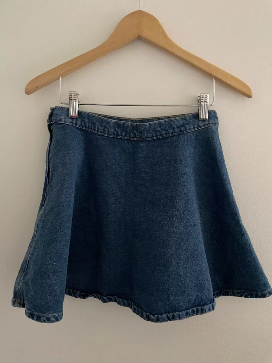 Flowy hotsell denim skirt