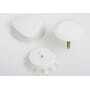 Geberit TurnControl 3-1/2 In. Plastic Overflow Drain Trim Kit, Polished Chrome