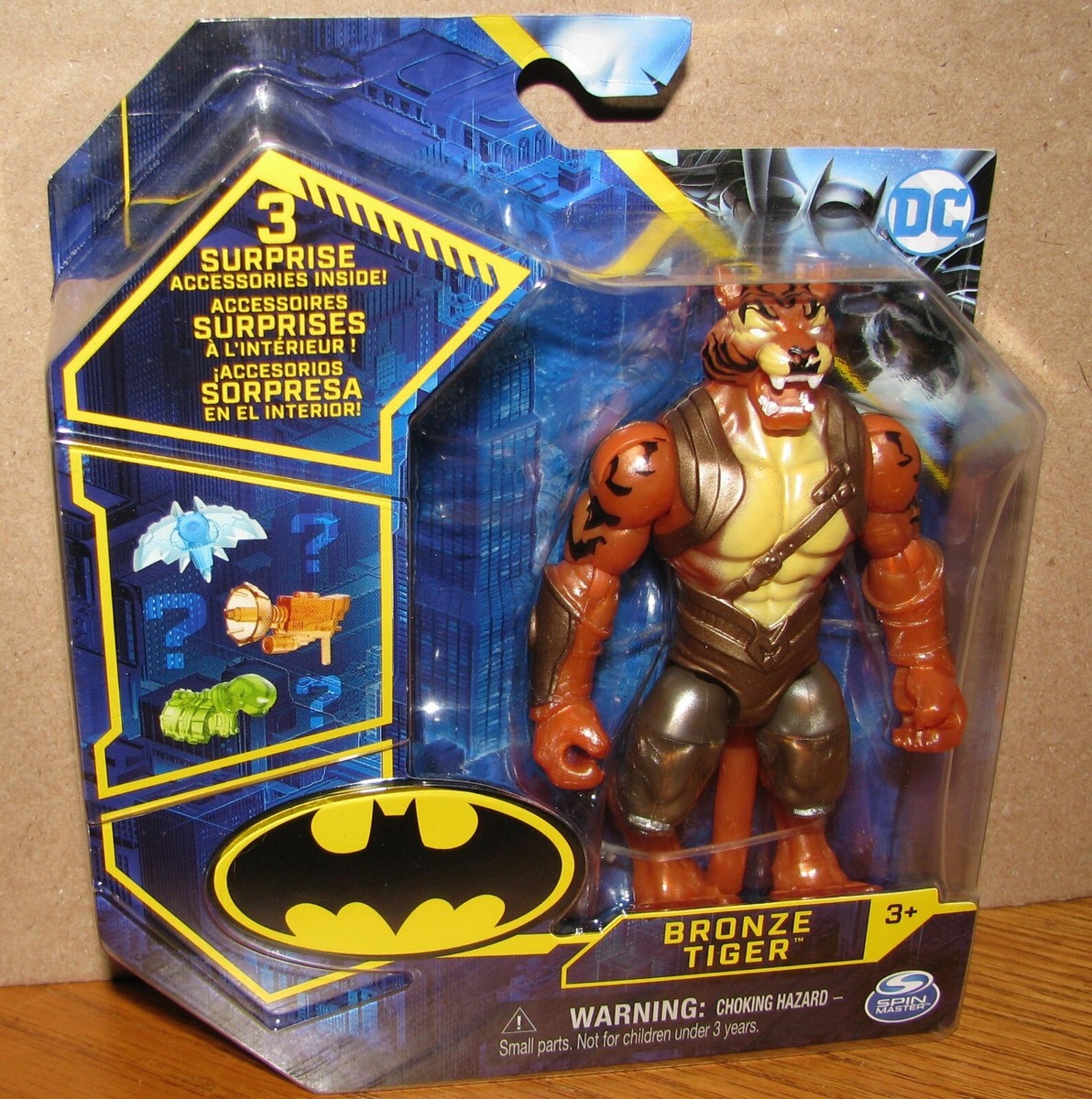 DC Comics Batman Spin Master Metallic BRONZE TIGER Chase Figure