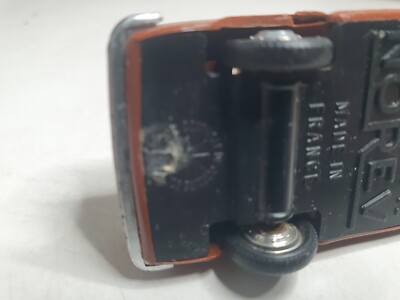 Ancienne Norev 1/43 N°89 Peugeot 304 Couleur Feuille Morte, Boîte Bon état