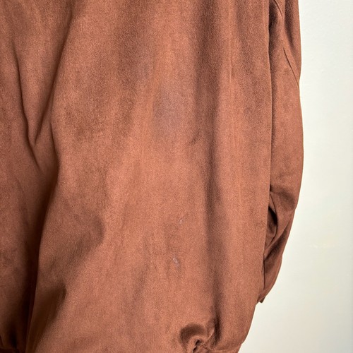 Liz Claiborne Women Sueded Finish Jacket Brown Sz XXL Outerwear Western Country - Picture 6 of 24