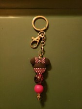 New Handmade Disney Mickey Mouse Beaded Keychain