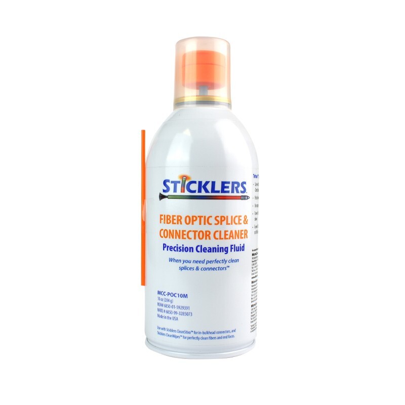PFP Sticklers Fiber Optic Splice & Connector Cleaner 10oz Can (MCC