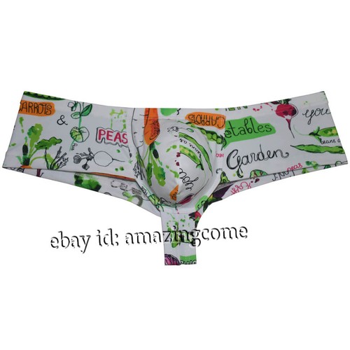 Men Colorful Casual Brazilain Boxer Briefs Underwear Cheeky Swim Trunks Thong - Picture 12 of 52