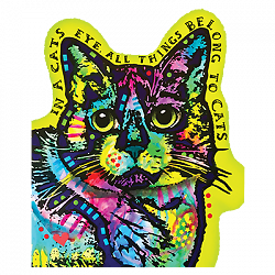 ALTRA t shirt dalla S alla 2XL 3XL in un OCCHIO DI GATTO neon divertente adulto