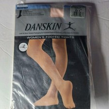 Danskin 72 Ultra Soft Microfiber Footed Tights SIZE B Opaque PINK