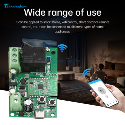 eWeLink DC7-32V/AC220V 1CH Pro Self-Locking Smart WIFI Bluetooth Relay Module