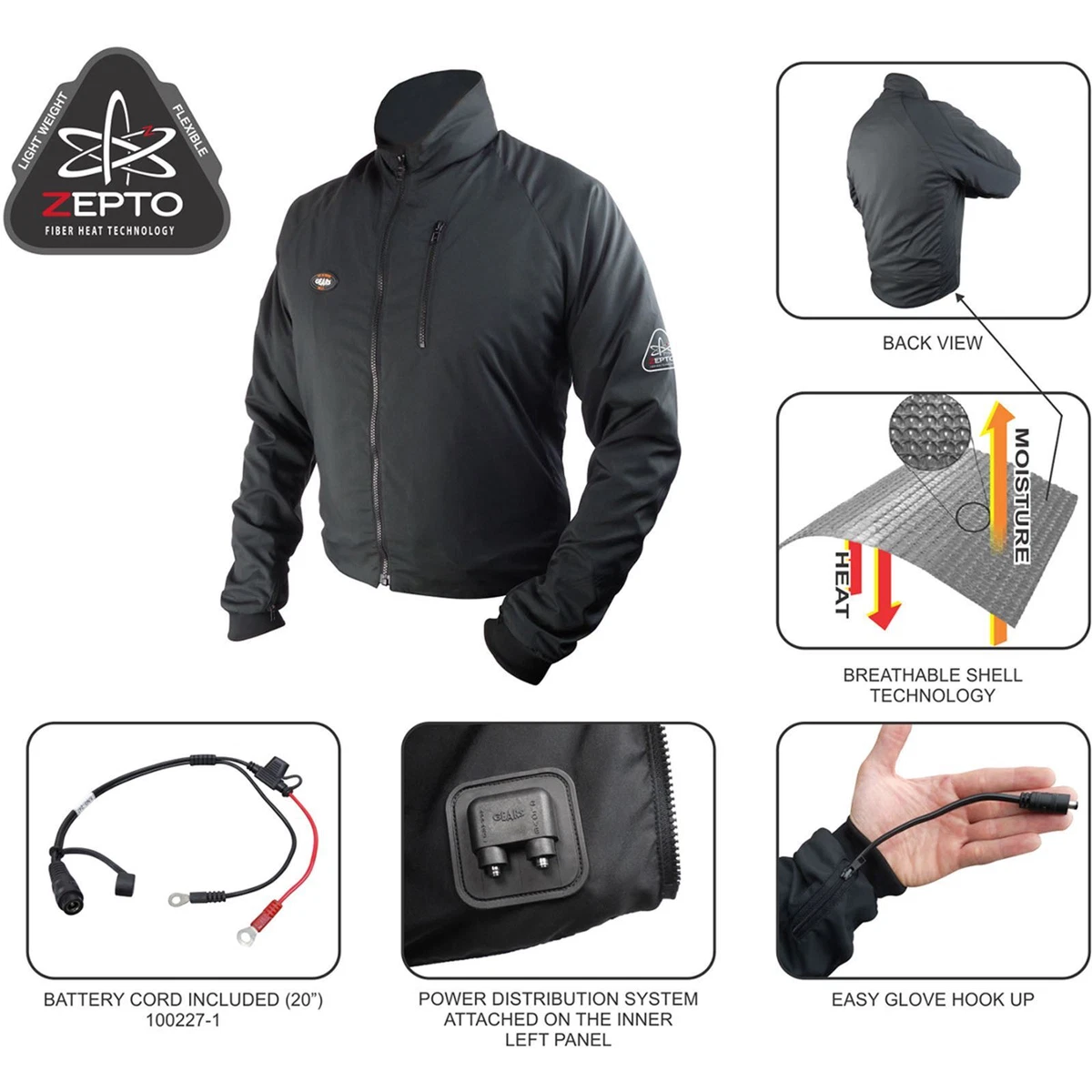 Battery powered hotsell jacket liner
