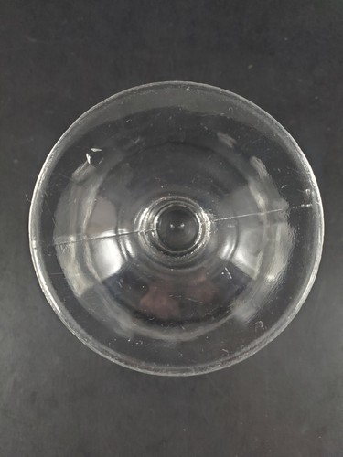 Set Of 4 Vintage Champagne Sherbet Glasses Etched Floral Leaves Clear Plz Read - Picture 9 of 23