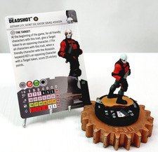 HEROCLIX DC Notorious Set Rare 036 Deadshot w/Card