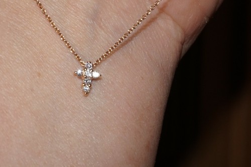 18 K Rose Gold Roberto Coin Diamond 