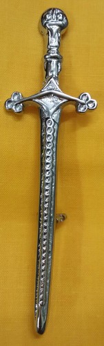 Scottish Kilt Pin Various Design Chrome/Highland Kilt Pins Metal 4''/Pin Brooch - Picture 28 of 36