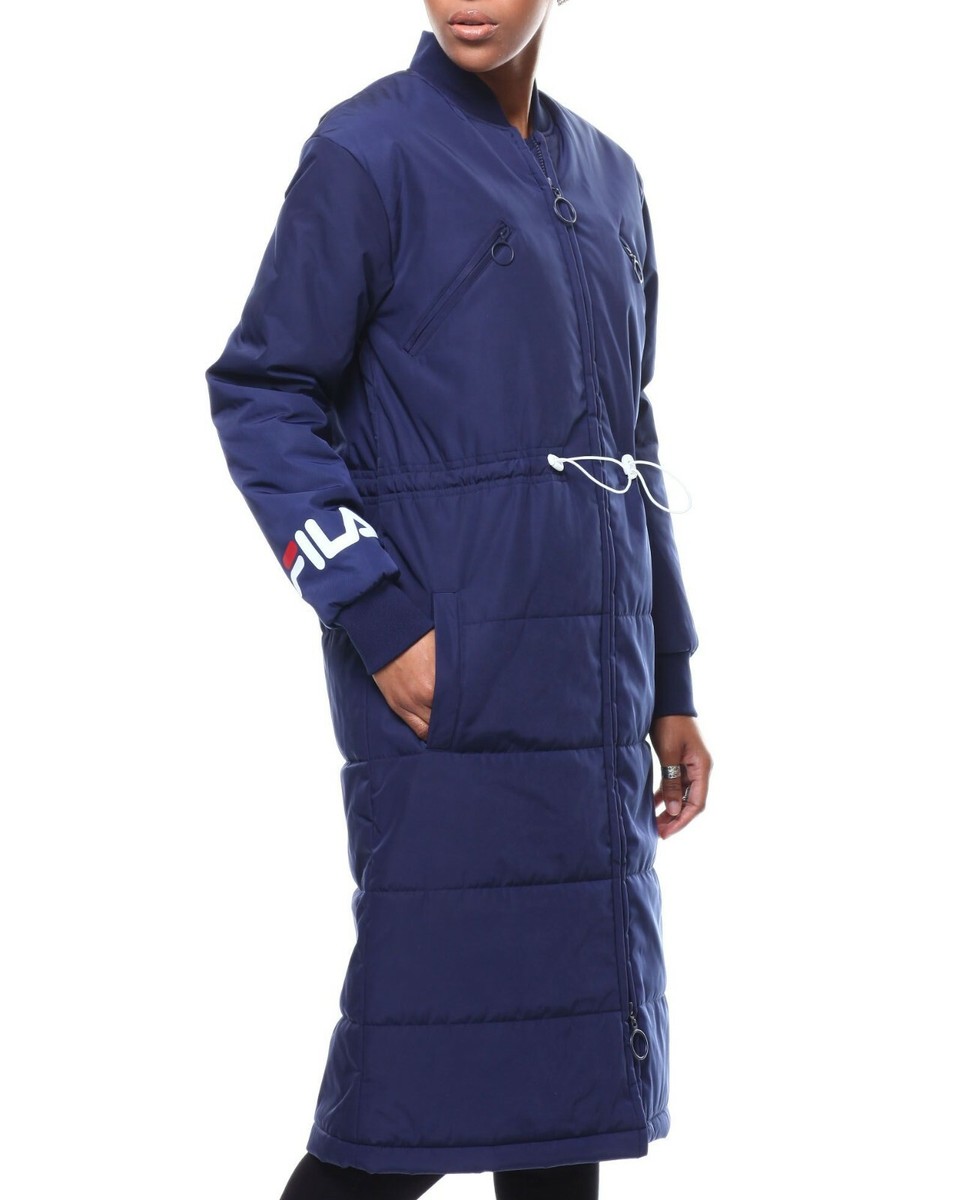 Fila ELISA LONGLINE PUFFER COAT PADDED Jacket sweat shirt Parka - Main Image