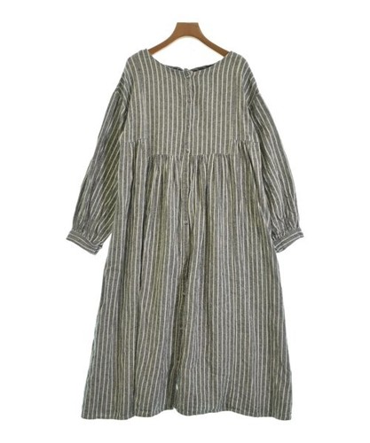Samansa Mos2 Shirt Dresses GrayxWhite(Stripe Pattern) F 2200553695380