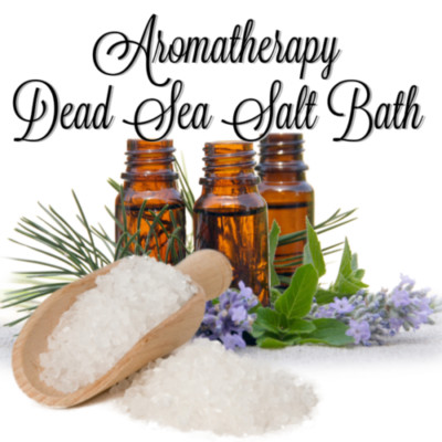 AROMATHERAPIE BADESALZ - TOTES MEER BITTER HIMALAYA MIT 24 DÜFTEN ÄTHERISCHEN ÖLEN