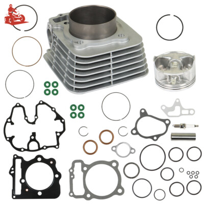 US 85mm For Honda TRX400EX 1999-2008 Top End Rebuild Piston Cylinder Gaskets Kit