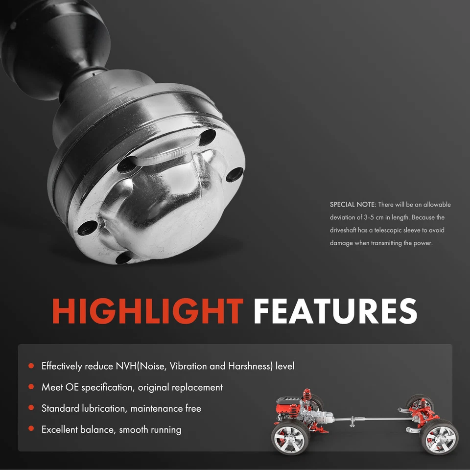 Conjunto de eje de transmisión trasero para Volvo XC70 2003-2007 L5 2,5 L 30713371 Foto 4 de 4