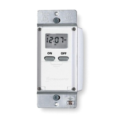 NEW Intermatic EI500WC  Single-Pole Digital Time Switch, White