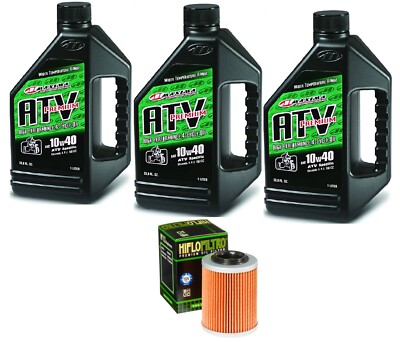 Maxima Oil Change Kit Hiflo HF152 10W-40 For CF-Moto CForce/ZForce/UForce