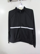 New Athletic Works Full Zip Top Size XXL 18  Girls Black Long Sleeve