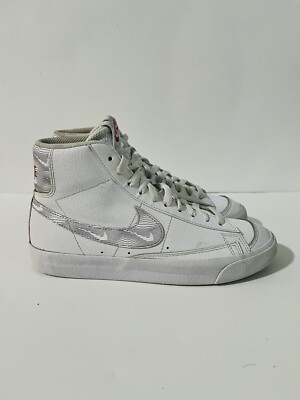 NIKE - BLAZER 77 Mid (GS) - White Red Black Mens Size 7 Woman s  8.5 DJ4624-100