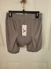 New Deal York Womans Cycling Shorts Size XL  Gray