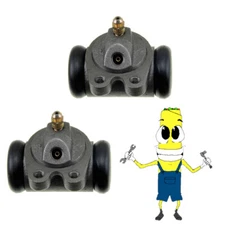 Premium Rear Left Right Wheel Cylinders for 53-54 DeSoto Powermaster 1.125 Bore