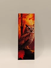 Autumn Watch Owl Bookmark