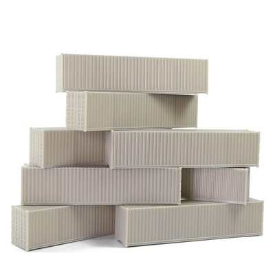 Evemodel C8740JJ 9pcs HO Scale 1:87 Shipping 40ft, 9 Different Colors 