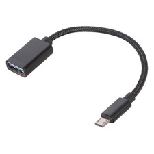 Nylon OTG Adapter Multifunction OTG Cable 5.9inch for smooth Device Connection