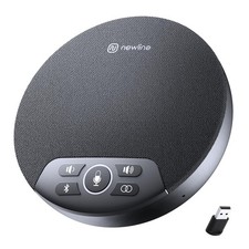 Conference Speaker and Microphone, 4 AI Mics 360  Voice Pickup, Plug  Play, ...