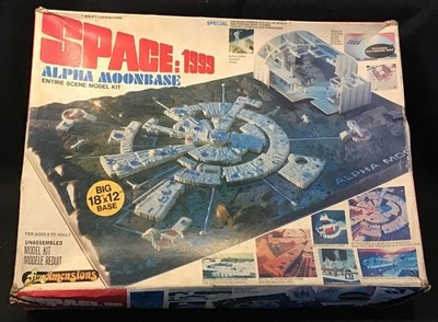 Space : 1999 ~ Alpha Moonbase ~ Parts Only ~ 1976 ~ OEJ 