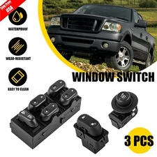 Master Power Window Mirror Door lock Switch Driver Side For 2004-2008 Ford F150