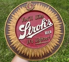 Vintage Stroh’s Beer Wood Sign