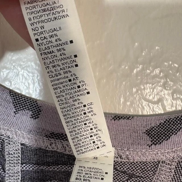 Camisa Athleta Mujer XS Púrpura Momentum Floral Manga Larga Ropa Activa Raglán Foto 4 de 4