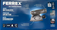 Ferrex 12V Akku Multischleifer Hand SchleifgeräT, Inkl. 2Ah Akku/Ladekabel NEU
