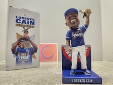 Lorenzo Cain Kansas City Royals MLB 2024 SGA Bobblehead NIB 2014 ALCS MVP