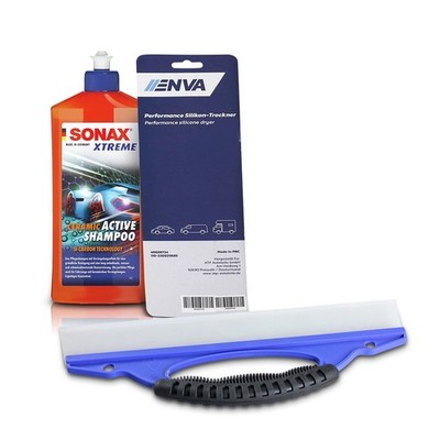 SONAX 500ml XTREME CERAMIC ACTIVE SHAMPOO + ENVA PERFORMANCE SILIKON-TROCKNER