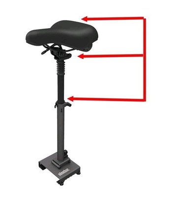 OEM Ninebot by Segway Replacement Scooter Seat and Post KickScooter MAX