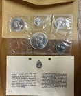 1964 Uncirculated 6 Coin Set, Royal Canadian Mint - Silver, Nickel and Bronze