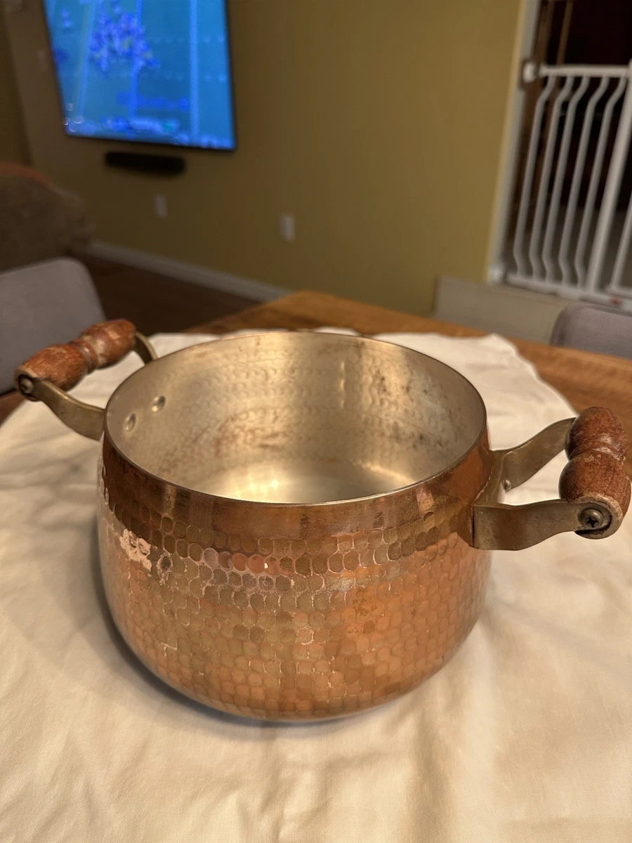 Vintage Shimamoto Hammered Copper Pot Sauce Pan | eBay