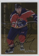 1999 ITG Be A Player Millennium Signature Series Gold Ray Whitney #112 Auto 4g8