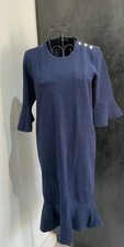 Lauren Ralph Lauren Navy button shoulder dress - Size L (G7)