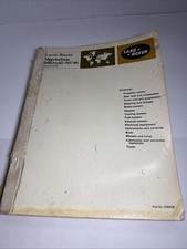 Land Rover Series Ii Iia Factory Workshop Manual Part 2 1969 1st Ed Part 606408 Land Rover Series Ii Iia Factory Workshop Manual Part 2 1969 1st Ed Part 606408